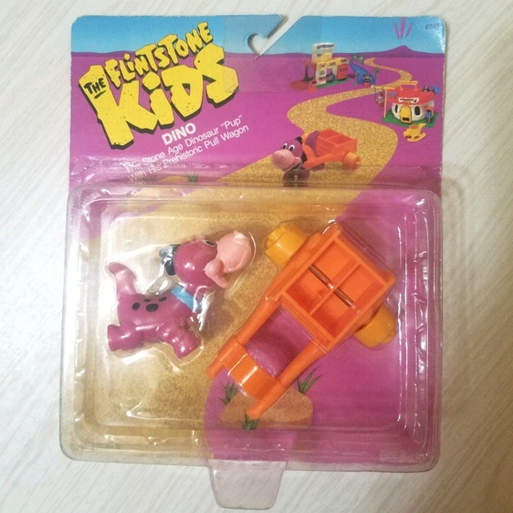 Coleco Other - Vintage 1986 The Flintstones Kids "Dino" Figure